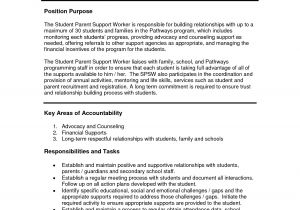 Cover Letter for Community Support Worker Position Family Support Specialist Cover Letter Samples