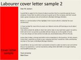 Cover Letter for Construction Labourer Labourer Cover Letter