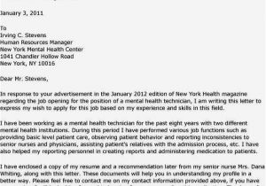 Cover Letter for Counseling Position Cover Letters and Mental Health Counseling Resume