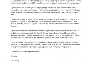 Cover Letter for Culinary Student Cover Letter Laura Konop