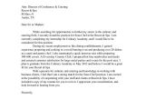 Cover Letter for Culinary Student Sample Cover Letters