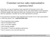 Cover Letter for Customer Service Representative with No Experience Cover Letter for Customer Service Representative with No