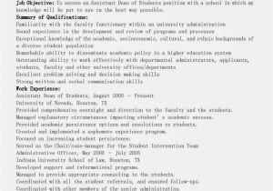 Cover Letter for Dean Of Students Search Results for Trainer Resume Calendar 2015