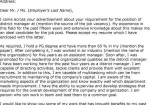 Cover Letter for District Manager Position Best Photos Of Regional Manager Cover Letter Sample
