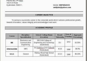Cover Letter for Electronics and Communication Engineer Fresher Resume Templates