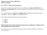 Cover Letter for Employment Opportunity Application Letter for Job Opportunity Writefiction581