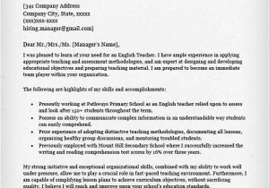 Cover Letter for English Class Esl Cover Letter Writer Service Au