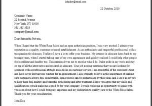 Cover Letter for Esthetician Position Professional Esthetician Cover Letter Sample Writing