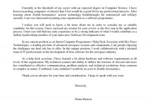 Cover Letter for Faculty Position Computer Science Computer Science Cover Letter Project Scope Template
