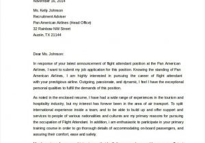 Cover Letter for Flight attendant Position with No Experience Examples Of Flight attendant Memo Perfect Resume format