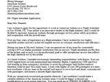 Cover Letter for Flight attendant Position with No Experience Flight attendant Cover Letter Sample Guide Resume