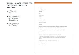 Cover Letter for Fresher Computer Engineer 8 software Developer Cover Letter Templates Free Sample