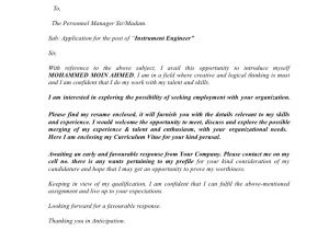 Cover Letter for Fresher Electronics Engineer Cover Letter for Electronics and Communication Engineer
