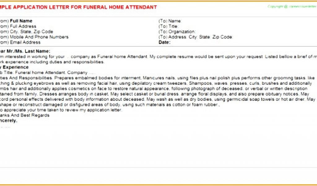 Cover Letter For Funeral Assistant 7 Free Cover Letter Templates Free Samples Examples 