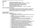 Cover Letter for Funeral assistant assistant Funeral Director Resume Example Stuart Mortuary