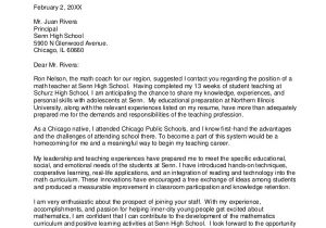 Cover Letter for High School Teaching Position 8 Sample Teaching Cover Letter Sample Templates