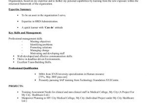 Cover Letter for Hr Executive Fresher Fresher Hr Executive Resume Model 103
