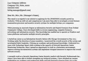 Cover Letter for Internship In Information Technology Information Technology It Cover Letter Resume Genius