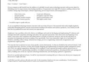 Cover Letter for It Company Cover Letter for A Company