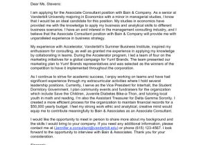 Cover Letter for It Consultant Cover Letter Consulting Sample Experience Resumes