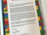 Cover Letter for Lego touch Community Services 25th Anniversary Limited Edition