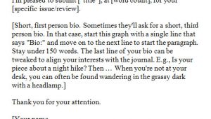 Cover Letter for Literary Submission Lora Rivera How to Submit to Literary Journals