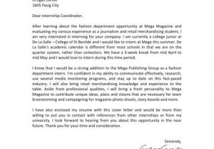 Cover Letter for Magazine Internship Fashion Cover Letter Internship Letter Pinterest