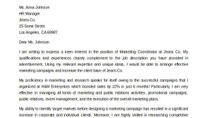 Cover Letter for Marketing Position Entry Level 9 Entry Level Marketing Cover Letters Sample Templates