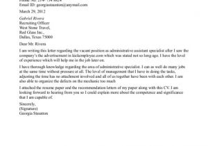 Cover Letter for Medical Administrative assistant Position the Most Incredible Along with Interesting Medical