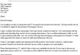 Cover Letter for Mortgage Advisor Mortgage Advisor Cover Letter Example Lettercv Com