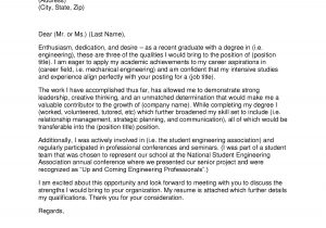 Cover Letter for Newly Graduated Student Cover Letter Engineering Graduate Yin Case Study Research
