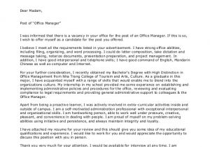 Cover Letter for Newly Graduated Student Cover Letter Sample for A Fresh Graduate Of Office