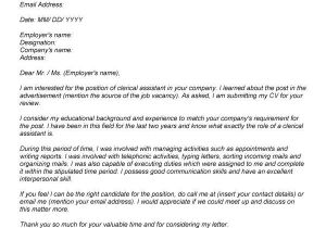 Cover Letter for Office Staff Cover Letter Clerical Support Application for Office Staff