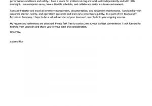 Cover Letter for Oil and Gas Industry Best Petroleum Operator Cover Letter Examples Livecareer