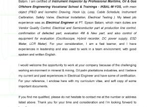 Cover Letter for Oil Company Sample Cover Letter Oil and Gas Engineer