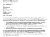 Cover Letter for Operations Coordinator Operations Manager Cover Letter Sample