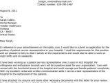 Cover Letter for Patient Access Representative 38 Cover Letter for Patient Access Representative Patient