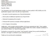 Cover Letter for Payroll Administrator Payroll Administrator Cover Letter Sample