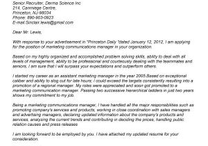Cover Letter for Pr Job Sample Cover Letter for Communications Specialist Job