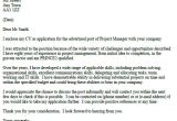 Cover Letter for Program Manager Position Project Manager Cover Letter Example Icover org Uk