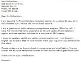 Cover Letter for Public Relations Position Public Relations Cover Letter Examples Cover Letter now