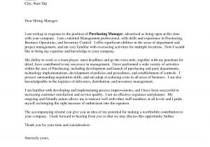 Cover Letter for Purchasing Manager Procurement Officer Resume Cover Letter Bongdaao Com