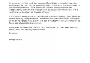 Cover Letter for Sales Consultant with No Experience Sales Consultant Cover Letter Sample Cover Letters