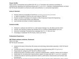 Cover Letter for Sap Abap Consultant Sap Consultant Resume Best Resume Gallery