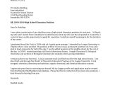 Cover Letter for School Board Example Of Letter to School District