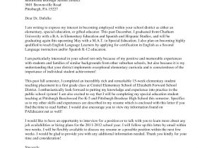 Cover Letter for School Board How to Write A Letter to School District Letter to