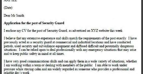 Cover Letter for Security Officer Position Security Officer Cover Letter Free Samples Examples