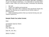 Cover Letter for Shadowing A Doctor Sample Job Shadow Thank You Letter