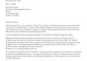 Cover Letter for software Developer Internship 8 software Developer Cover Letter Templates Free Sample