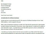 Cover Letter for software Developer Position Cover Letter for A software Developer Icover org Uk
